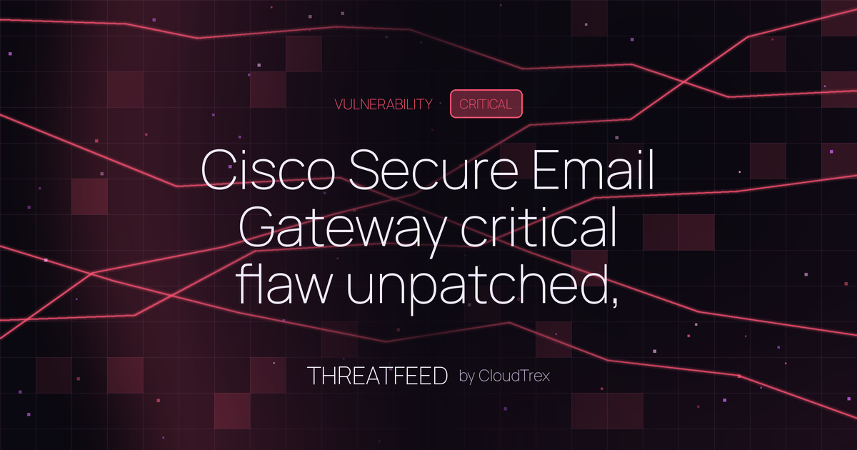 Cisco Secure Email Gateway critical flaw unpatched, check for compromise