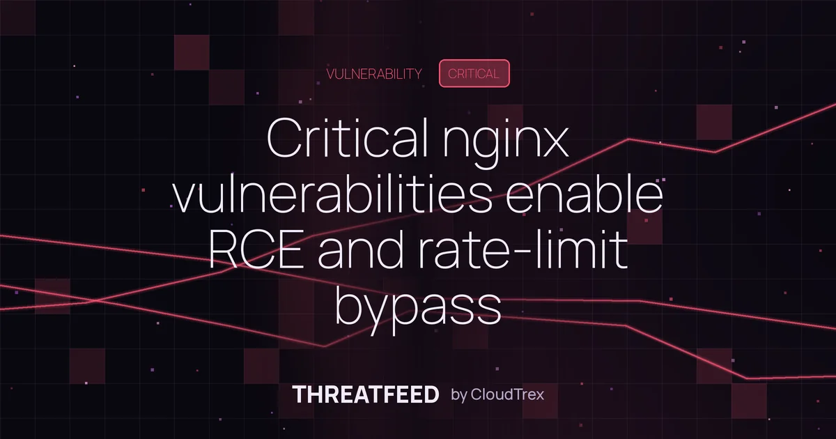 Critical nginx vulnerabilities enable RCE and rate-limit bypass