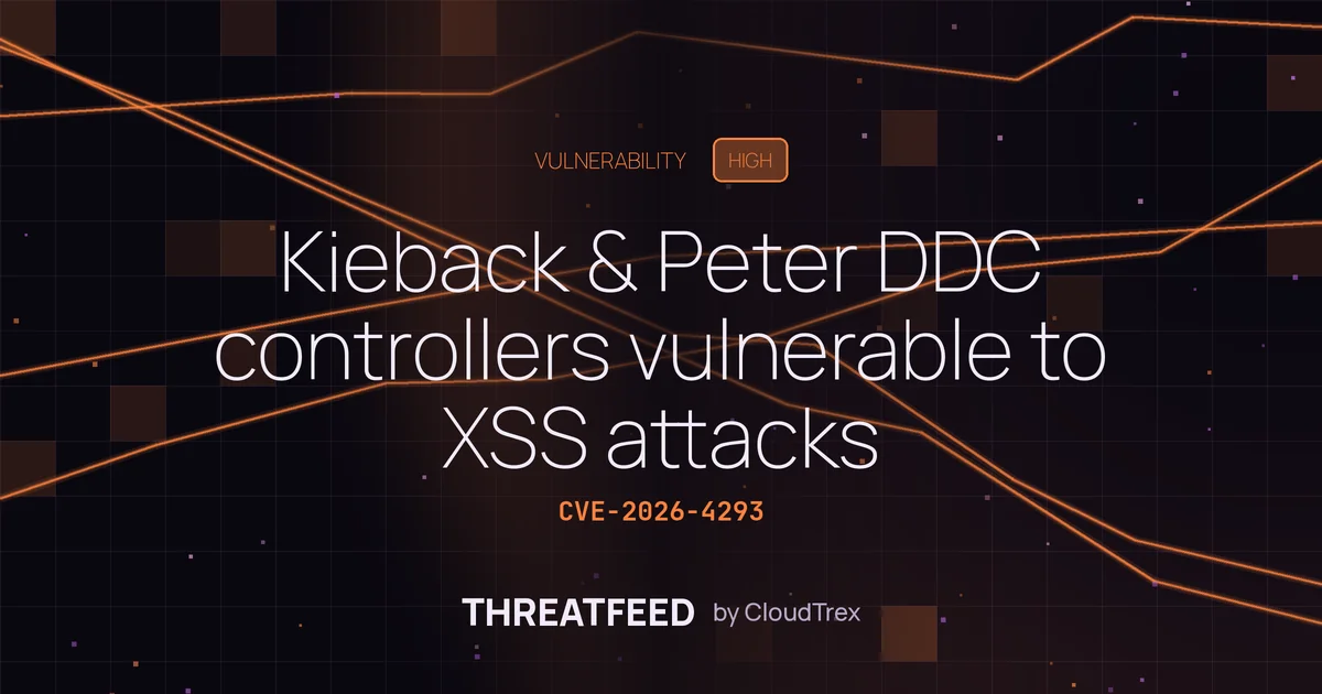 Kieback & Peter DDC controllers vulnerable to XSS attacks
