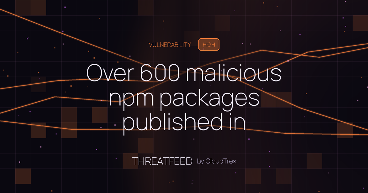 Over 600 malicious npm packages published in Shai-Hulud campaign