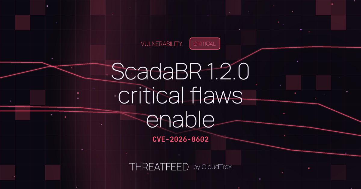 ScadaBR 1.2.0 critical flaws enable unauthenticated remote code execution