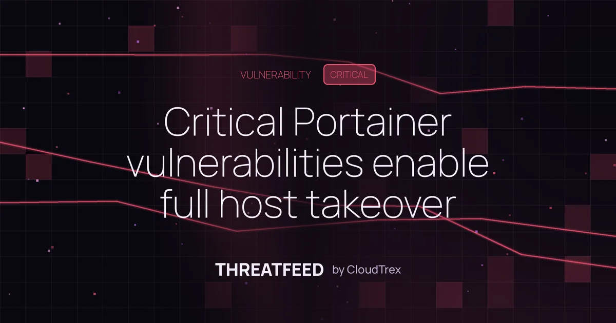 Critical Portainer vulnerabilities enable full host takeover