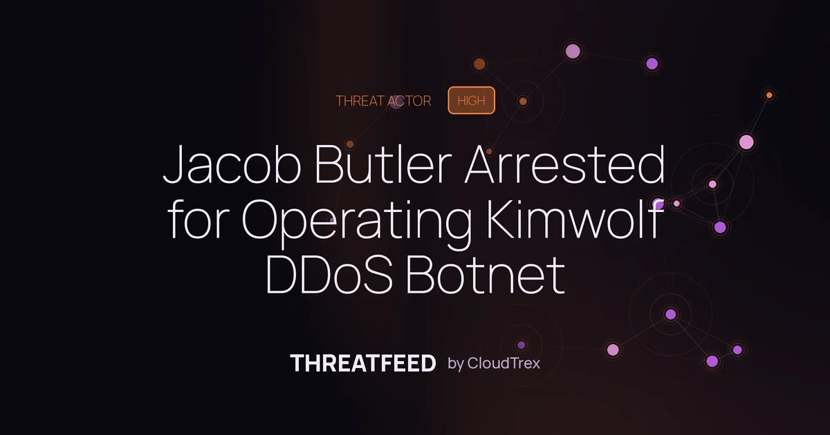 Jacob Butler Arrested for Operating Kimwolf DDoS Botnet