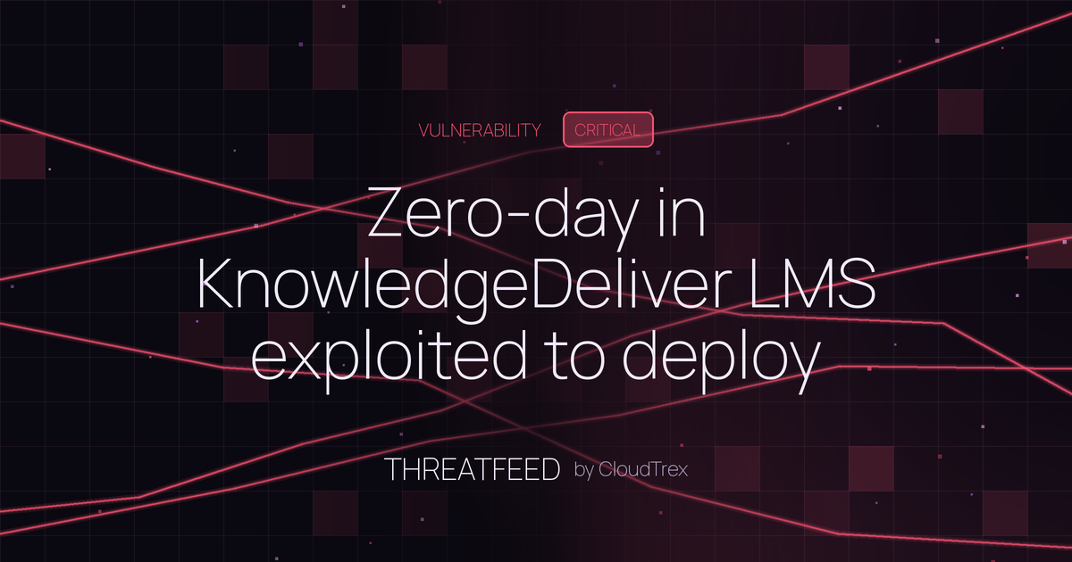 Zero-day in KnowledgeDeliver LMS exploited to deploy Godzilla web shell