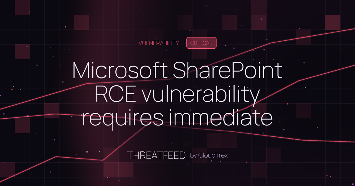 Microsoft SharePoint RCE vulnerability requires immediate patching
