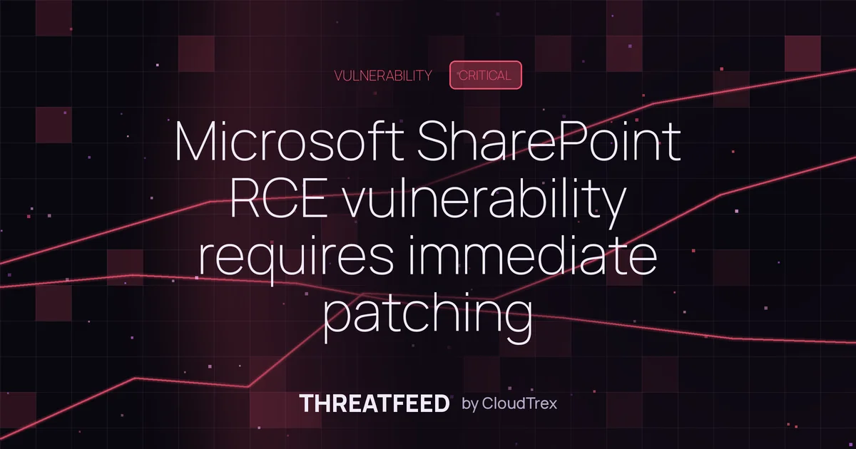 Microsoft SharePoint RCE vulnerability requires immediate patching