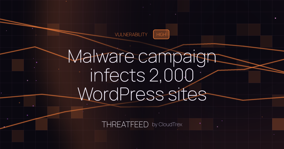 Malware campaign infects 2,000 WordPress sites using Steam profiles for C2
