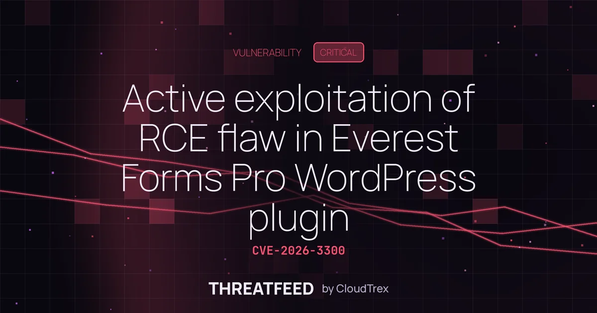Active exploitation of RCE flaw in Everest Forms Pro WordPress plugin