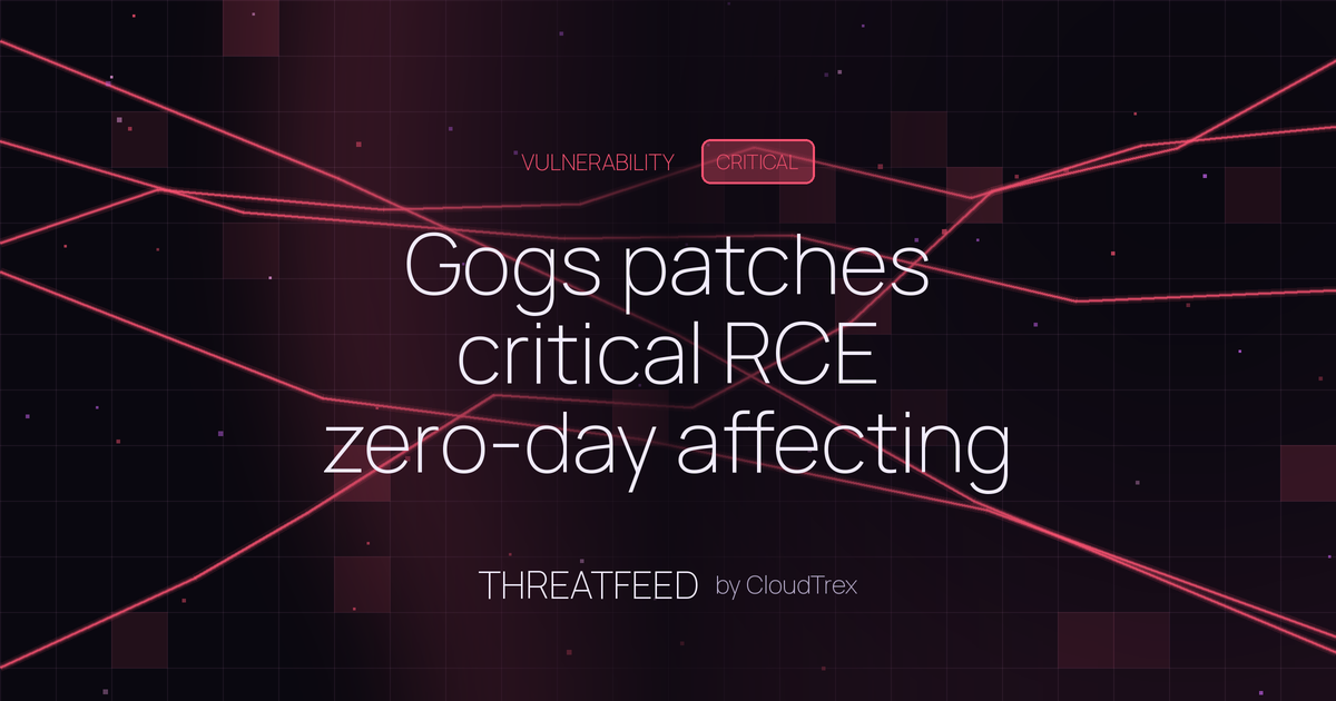 Gogs patches critical RCE zero-day affecting Internet-facing instances