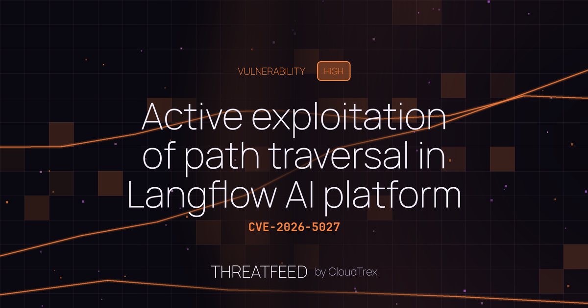 Active exploitation of path traversal in Langflow AI platform