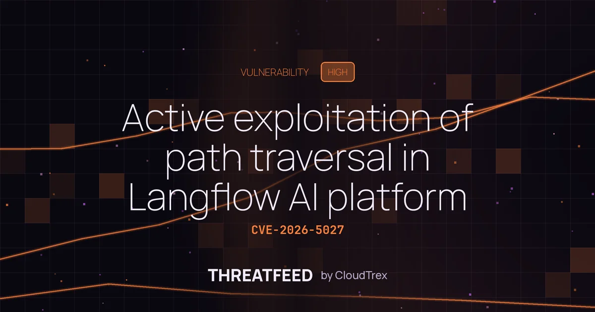 Active exploitation of path traversal in Langflow AI platform