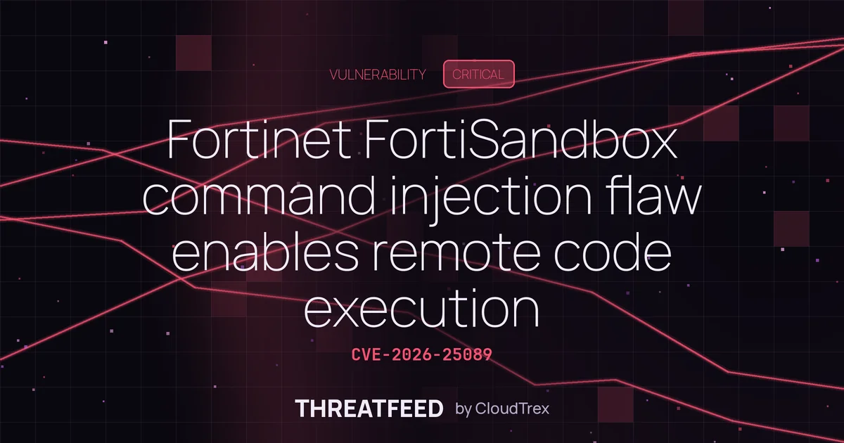 Fortinet FortiSandbox command injection flaw enables remote code execution
