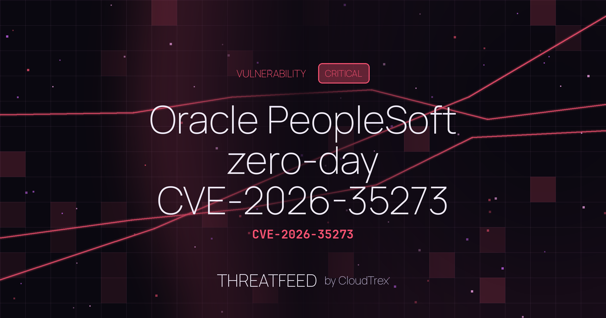 Oracle PeopleSoft zero-day CVE-2026-35273 exploited by ShinyHunters