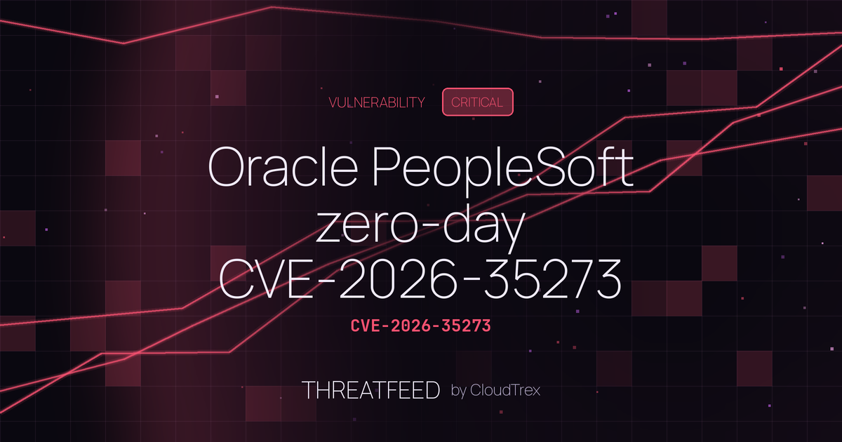 Oracle PeopleSoft zero-day CVE-2026-35273 exploited for RCE by ShinyHunter