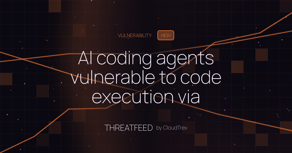 AI coding agents vulnerable to code execution via crafted Sentry errors