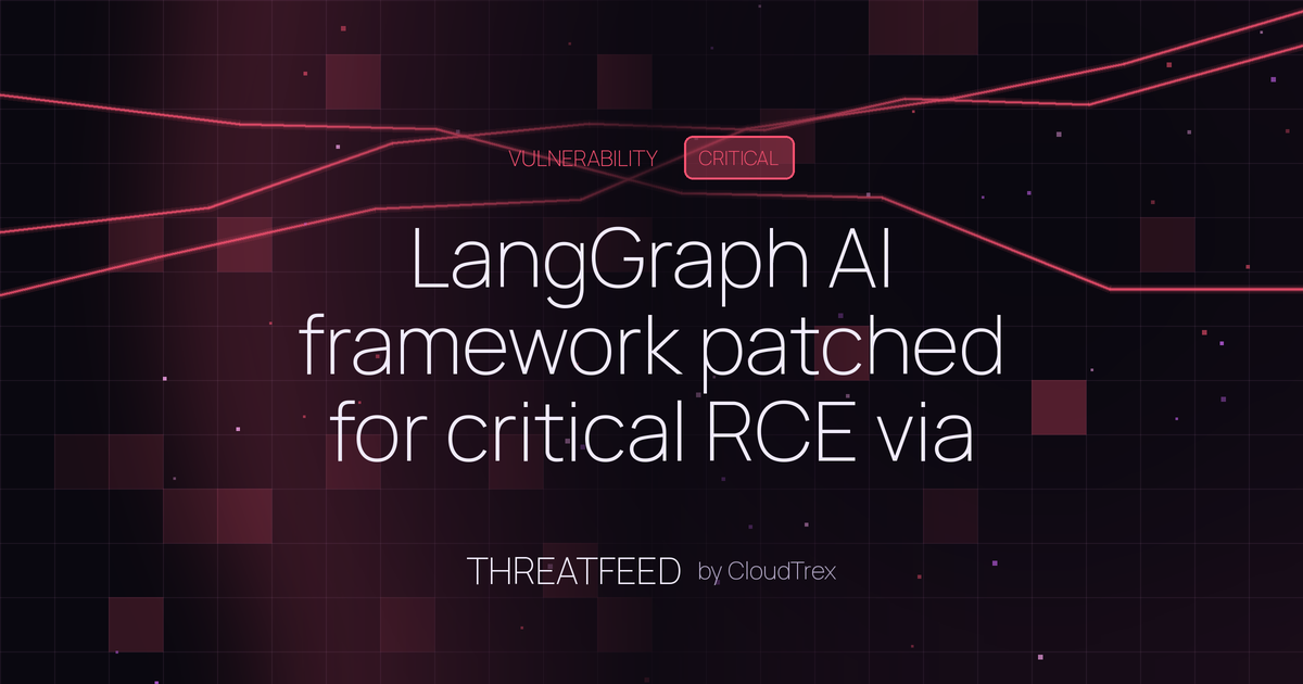 LangGraph AI framework patched for critical RCE via SQL injection chain