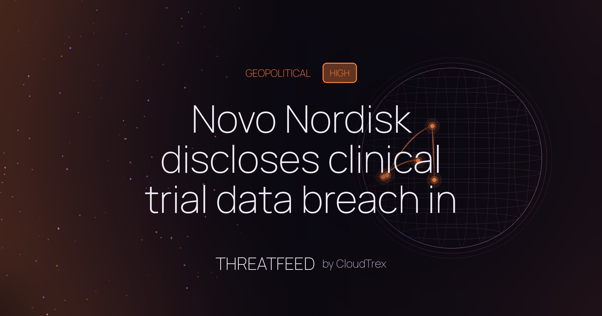 Novo Nordisk discloses clinical trial data breach in Denmark