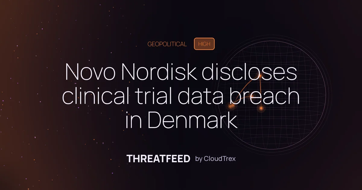 Novo Nordisk discloses clinical trial data breach in Denmark