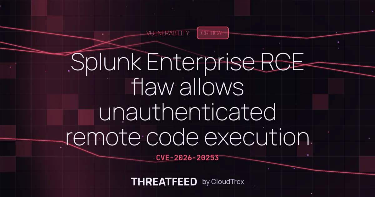 Splunk Enterprise RCE flaw allows unauthenticated remote code execution