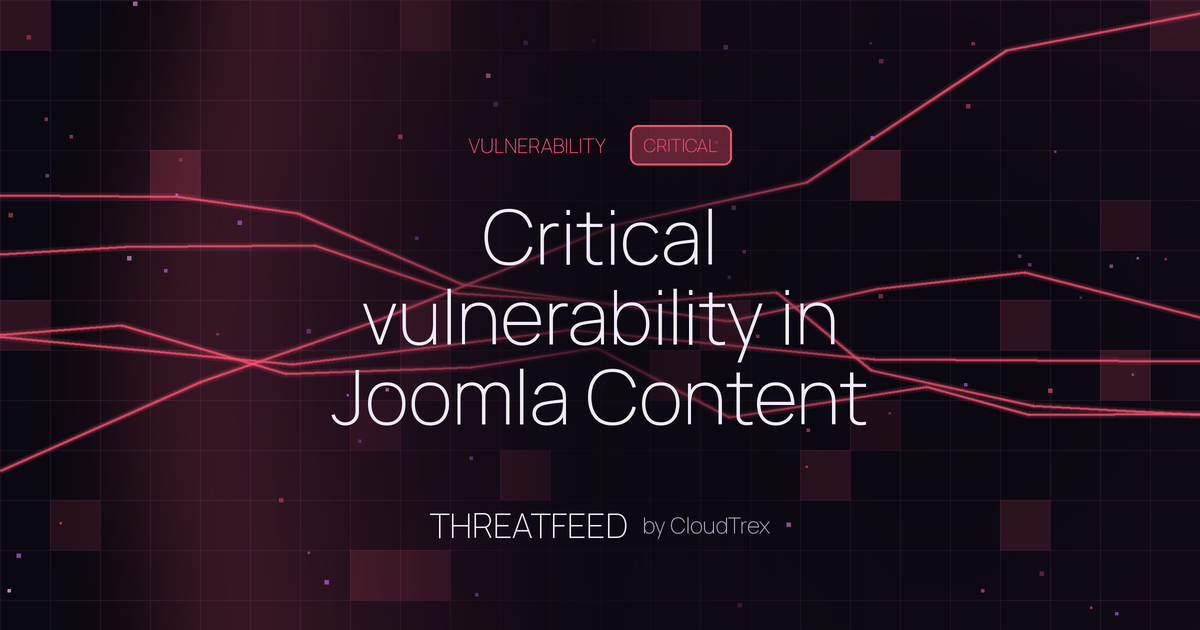 Critical vulnerability in Joomla Content Editor (JCE) requires urgent patching