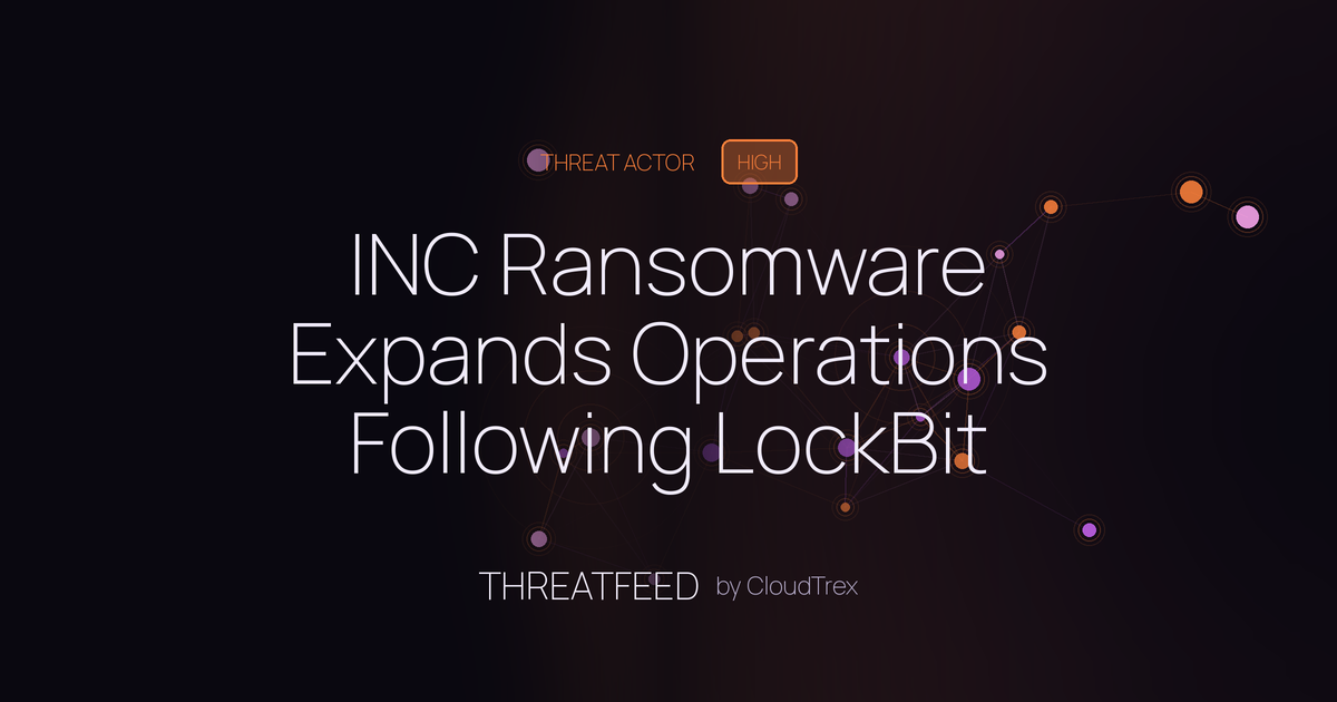 INC Ransomware Expands Operations Following LockBit and BlackCat Disruptions