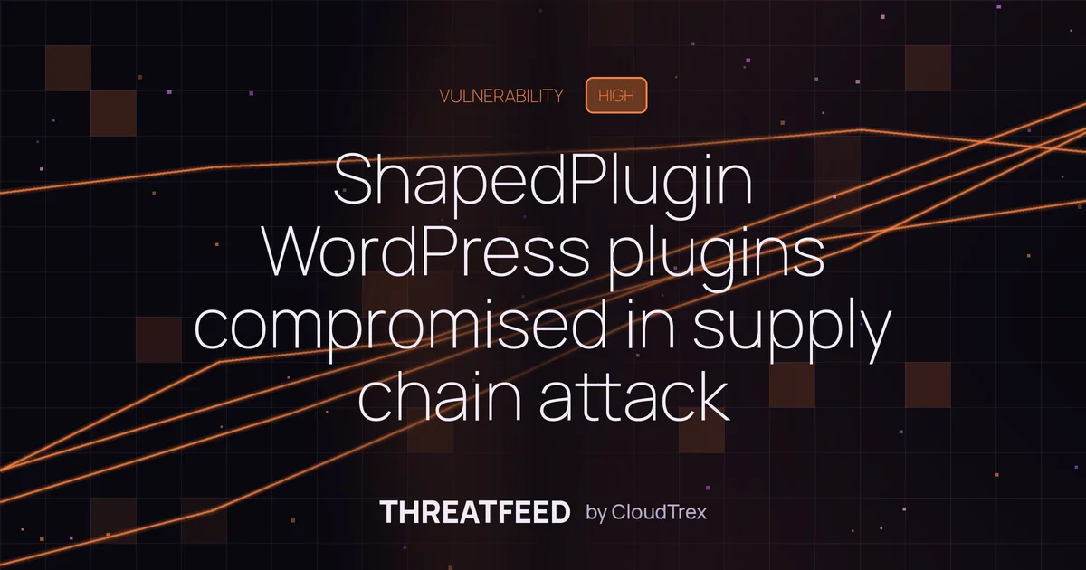 ShapedPlugin WordPress plugins compromised in supply chain attack
