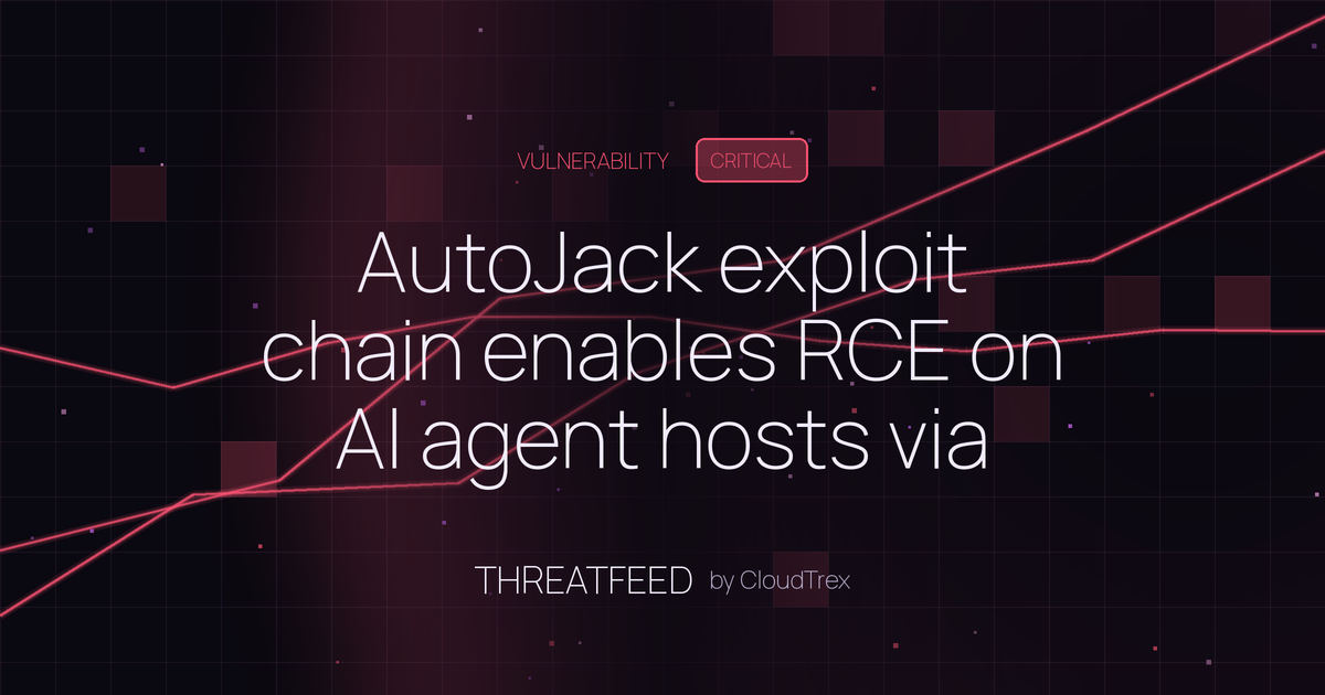 AutoJack exploit chain enables RCE on AI agent hosts via malicious webpage