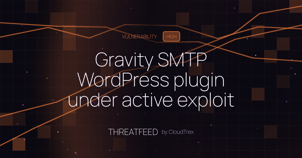 Gravity SMTP WordPress plugin under active exploit for info disclosure