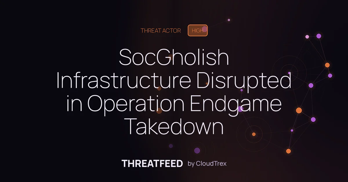 SocGholish Infrastructure Disrupted in Operation Endgame Takedown