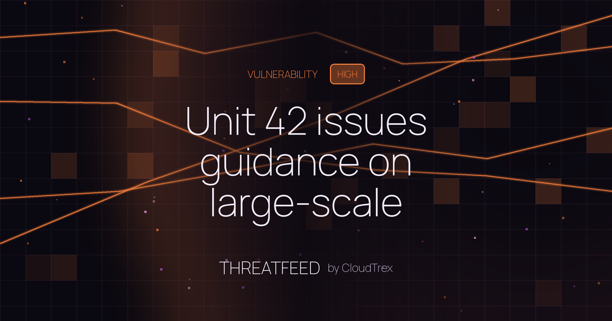 Unit 42 issues guidance on large-scale credential attack campaigns