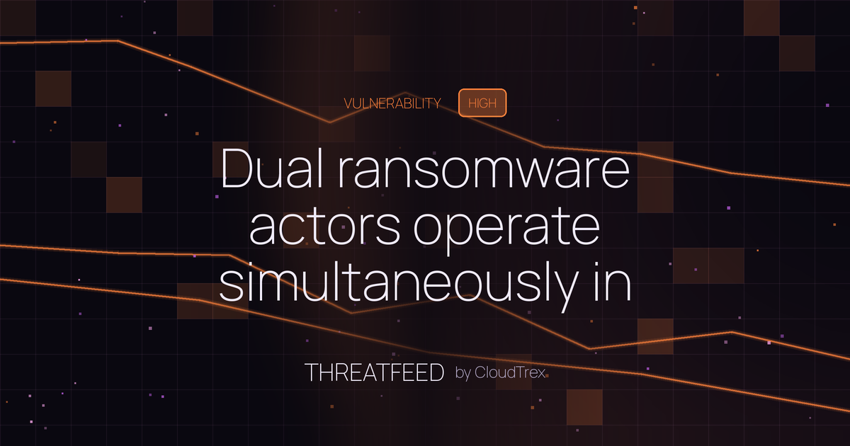 Dual ransomware actors operate simultaneously in Microsoft environments