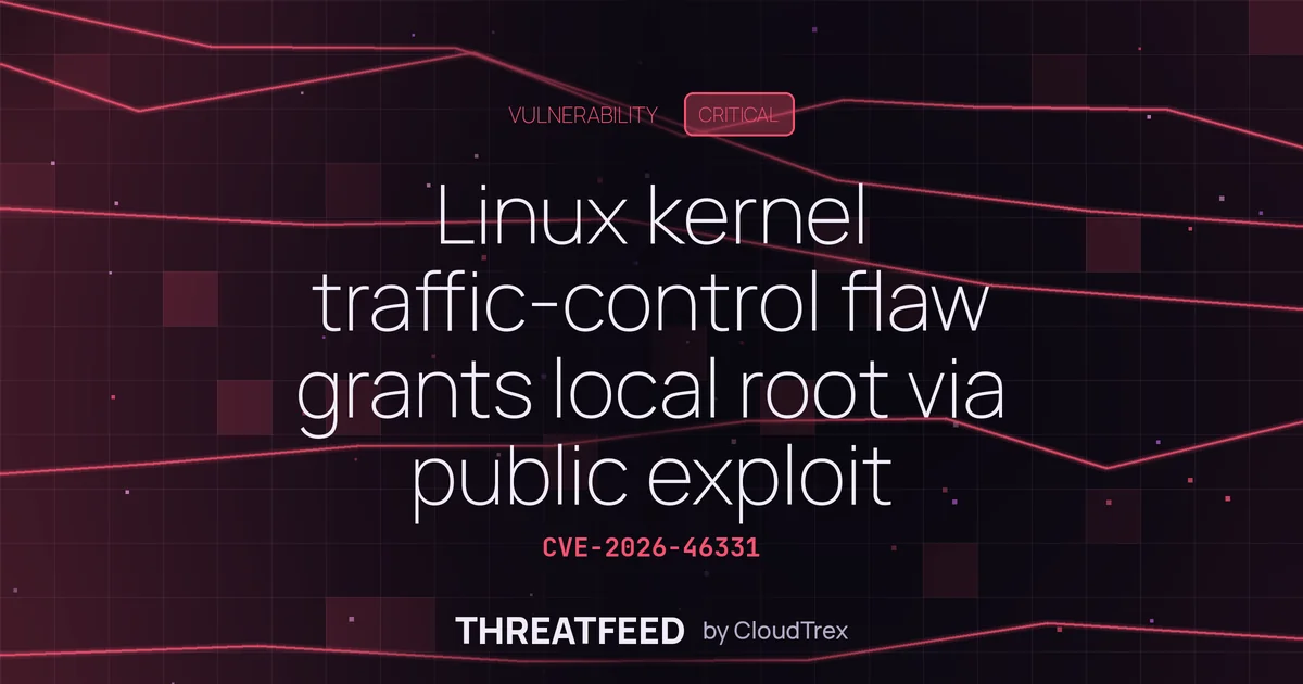 Linux kernel traffic-control flaw grants local root via public exploit