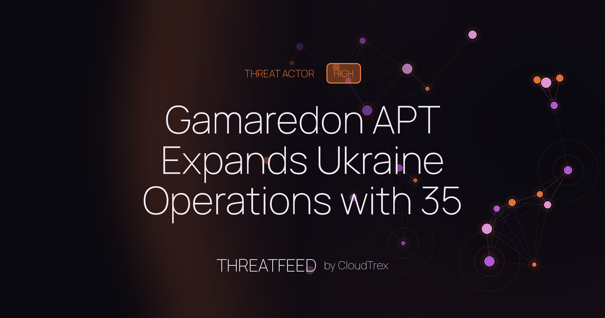 Gamaredon APT Expands Ukraine Operations with 35 Spear-Phishing Campaigns
