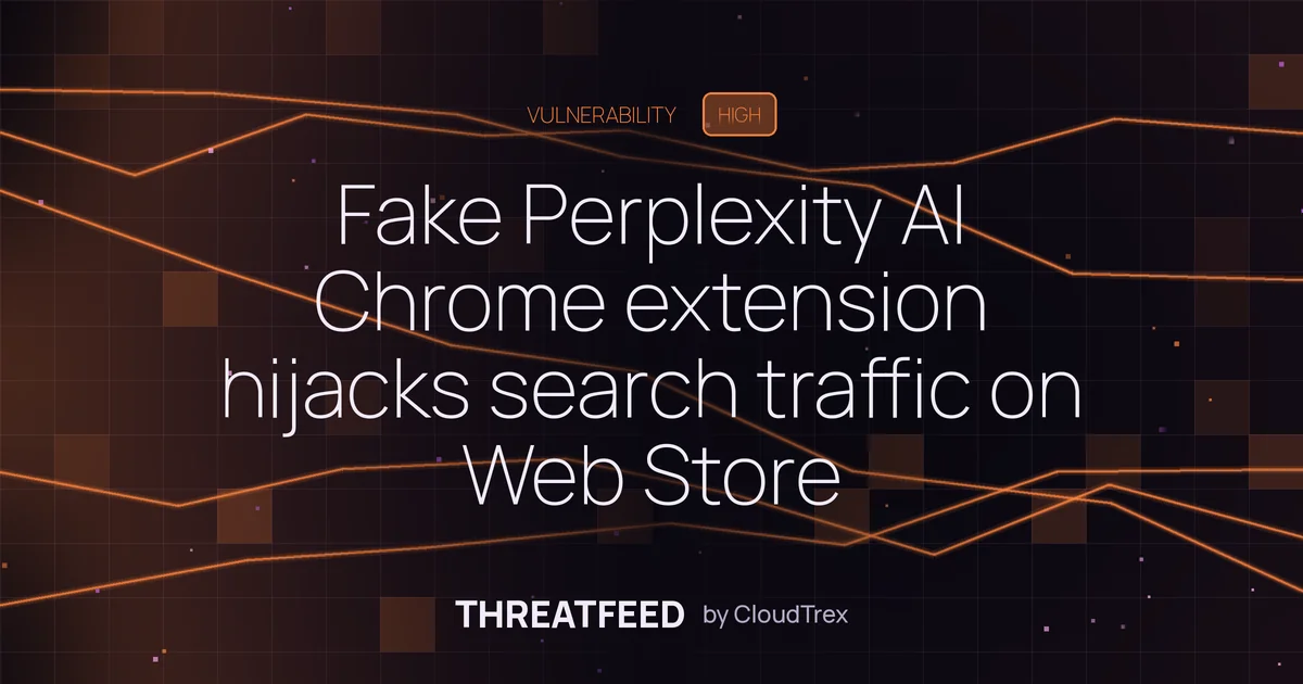 Fake Perplexity AI Chrome extension hijacks search traffic on Web Store