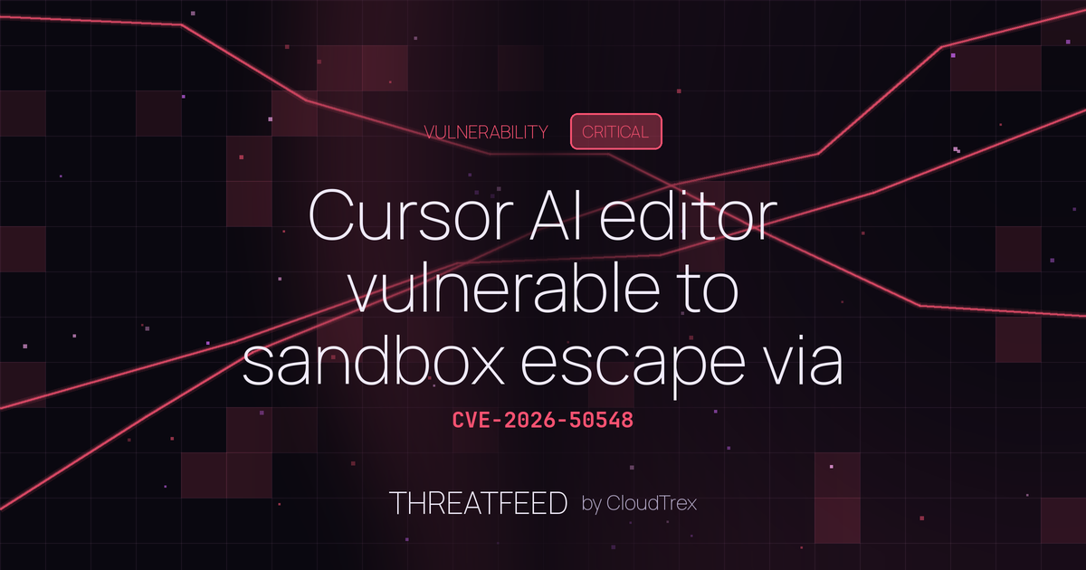 Cursor AI editor vulnerable to sandbox escape via prompt injection
