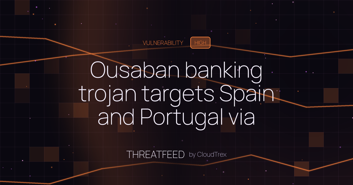 Ousaban banking trojan targets Spain and Portugal via phishing