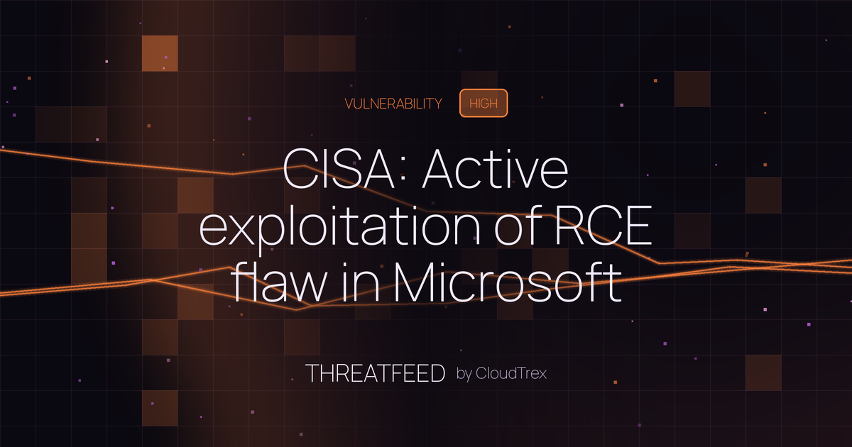 CISA: Active exploitation of RCE flaw in Microsoft SharePoint