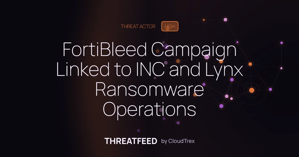 FortiBleed Campaign Linked to INC and Lynx Ransomware Operations