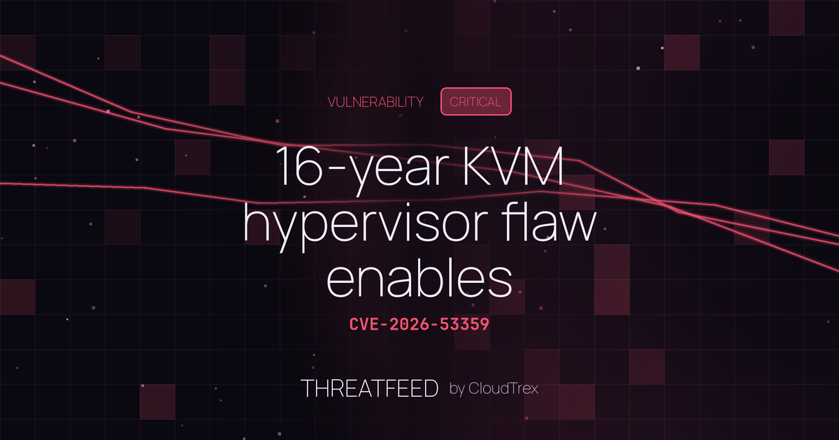 16-year KVM hypervisor flaw enables guest-to-host kernel corruption