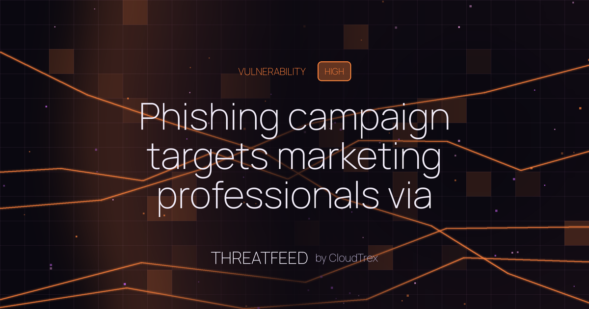 Phishing campaign targets marketing professionals via fake job interviews