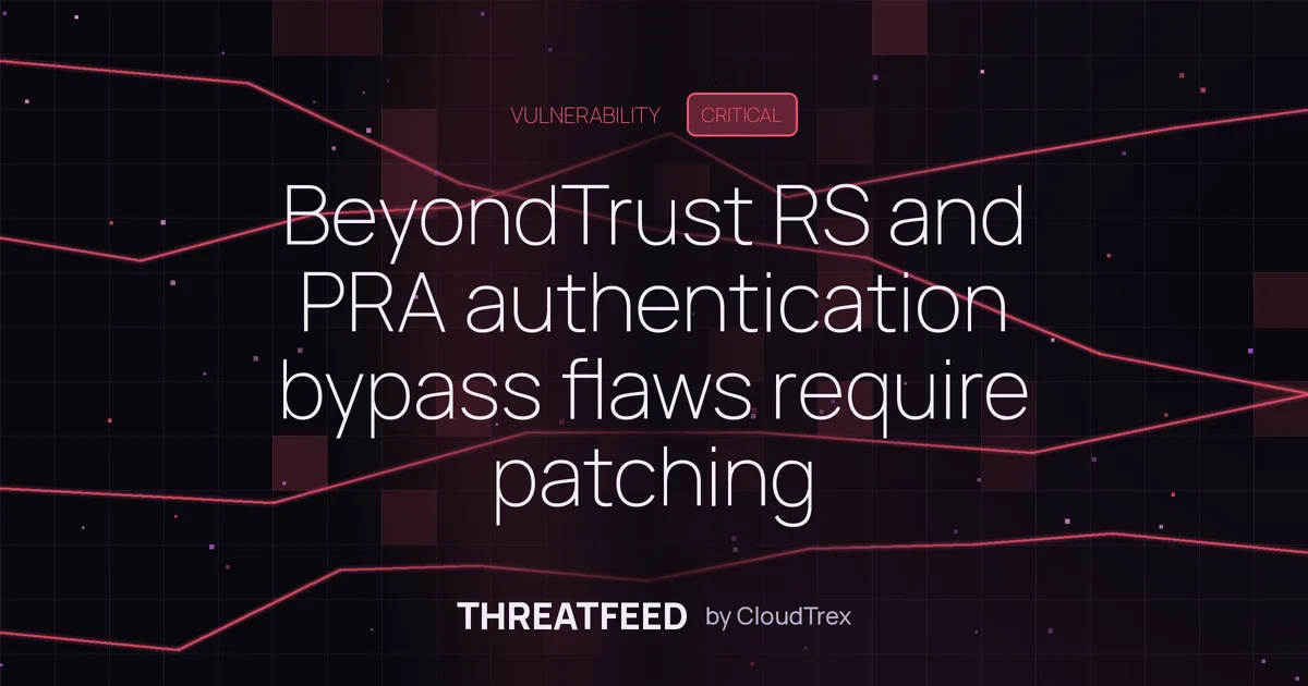 BeyondTrust RS and PRA authentication bypass flaws require patching