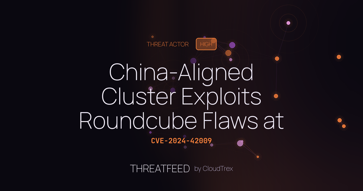 China-Aligned Cluster Exploits Roundcube Flaws at Universities