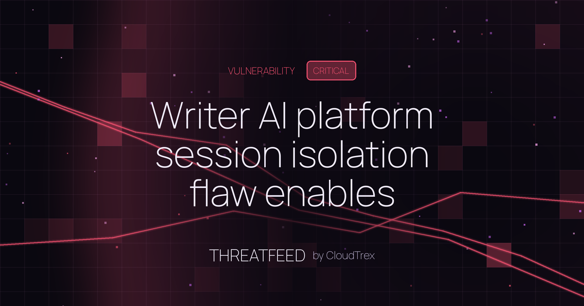 Writer AI platform session isolation flaw enables cross-tenant access