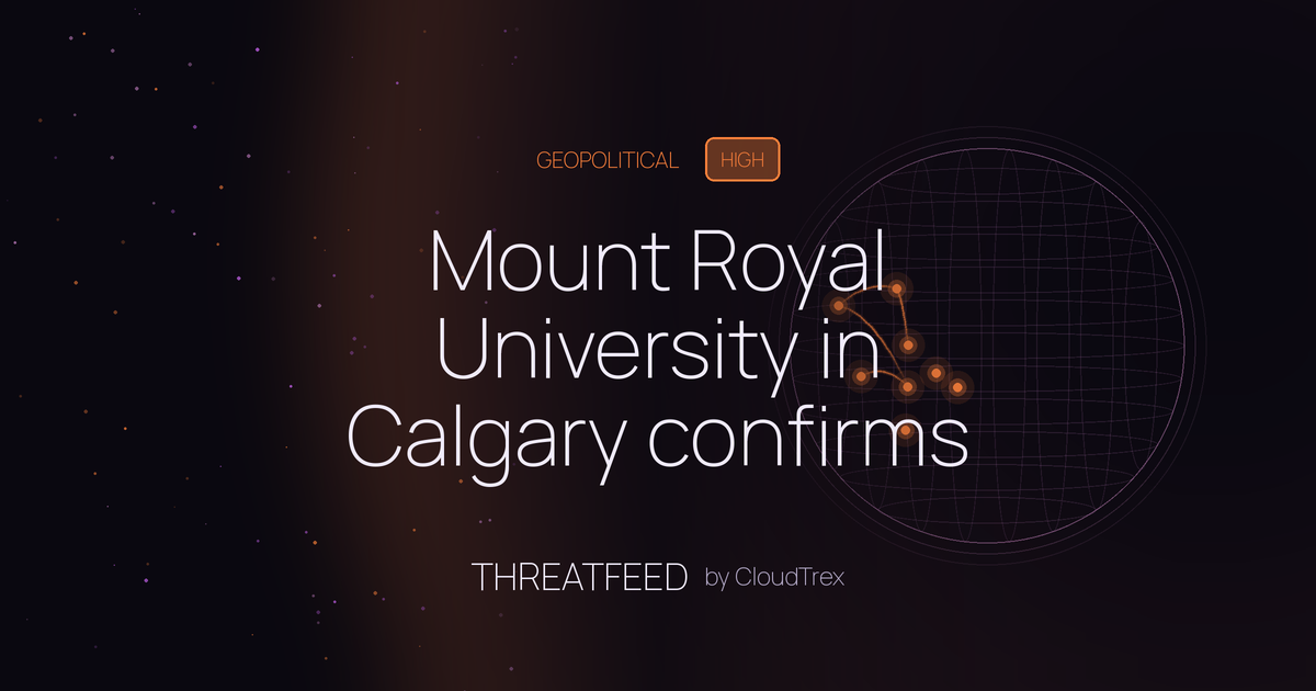 Mount Royal University in Calgary confirms data breach and deletion
