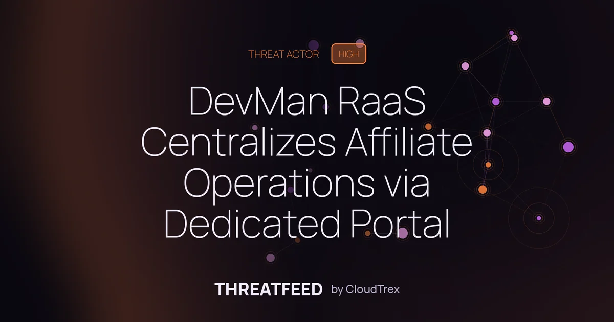DevMan RaaS Centralizes Affiliate Operations via Dedicated Portal
