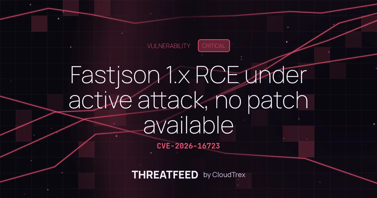 Fastjson 1.x RCE under active attack; no patch available