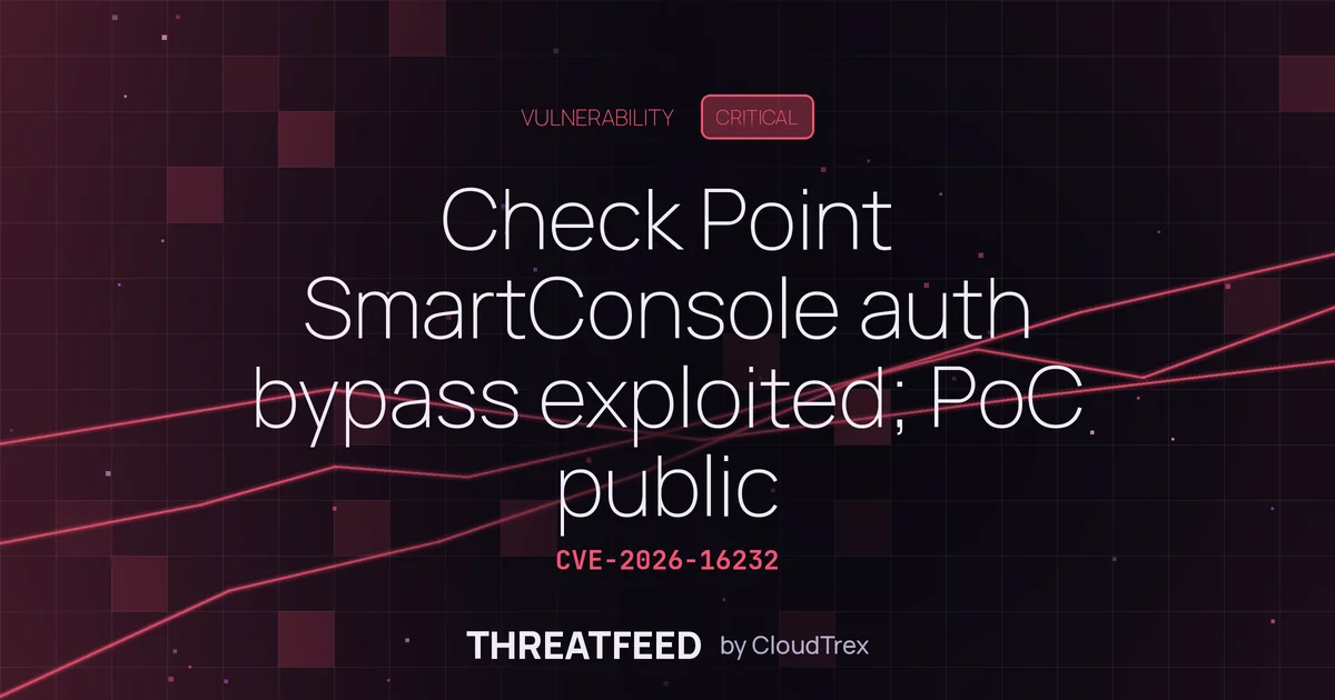 Check Point SmartConsole auth bypass exploited; PoC public
