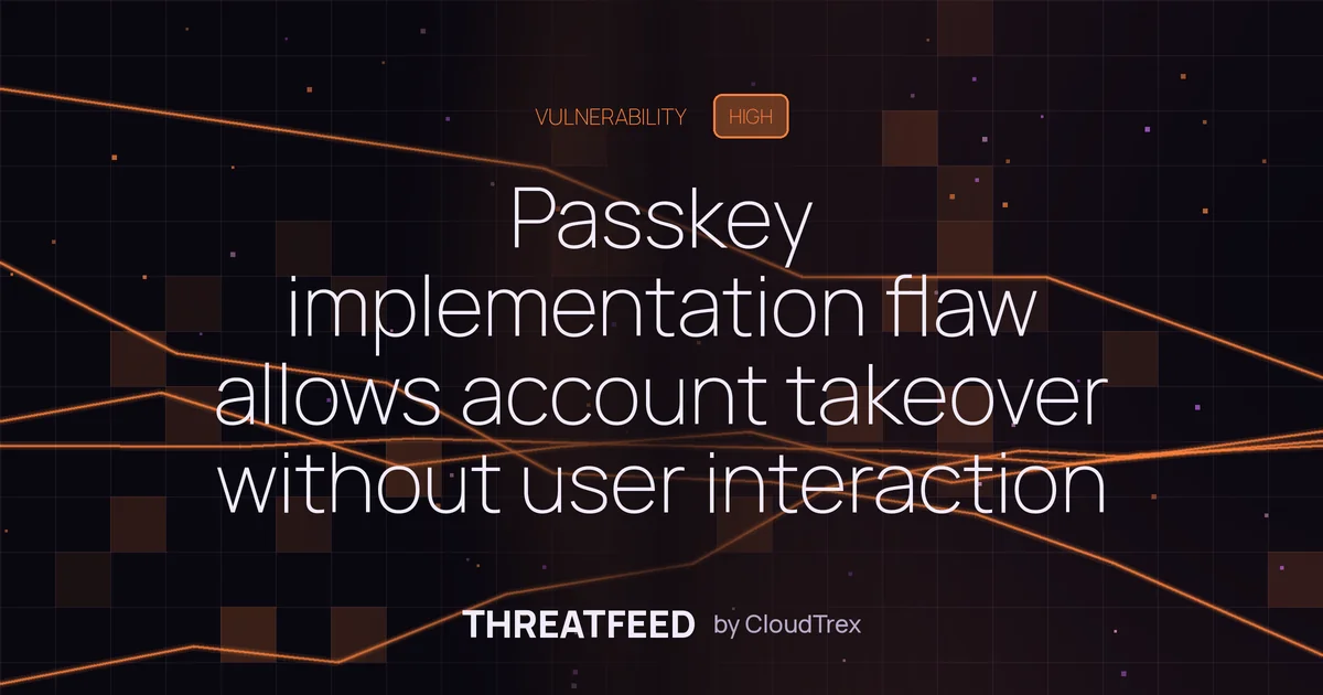 Passkey auth bypass via User Verified flag validation gap in relying parties