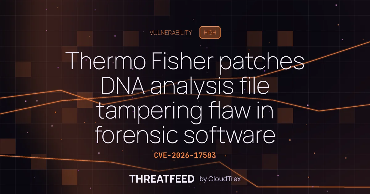 Thermo Fisher patches DNA analysis file tampering flaw in forensic software