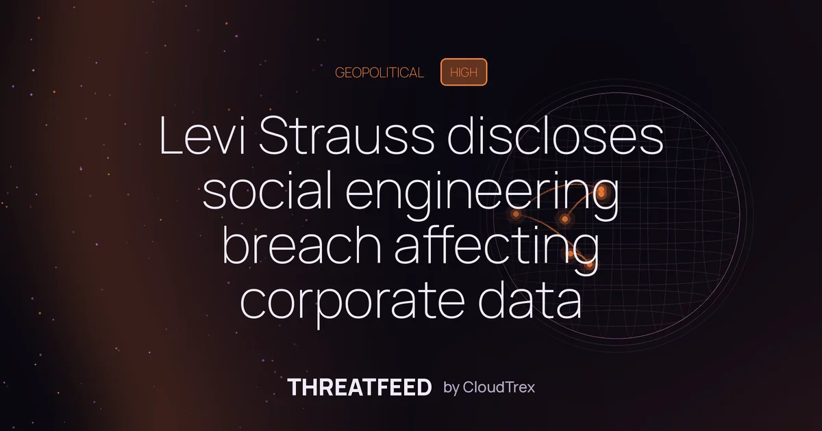 Levi Strauss discloses social engineering breach targeting employees